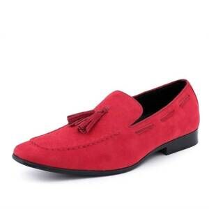 NEW AMALI men's emperor loafer in red